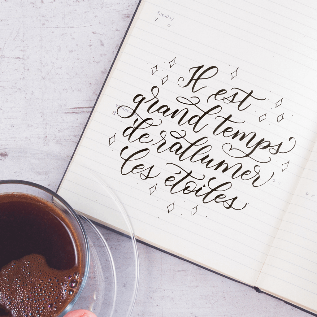 Calligraphie Moderne citation