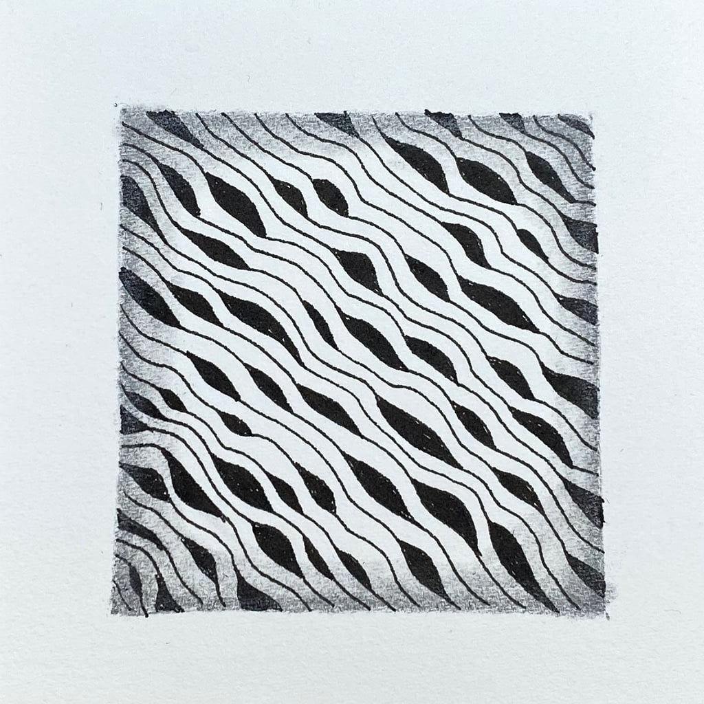 Zentangle motif diva dance