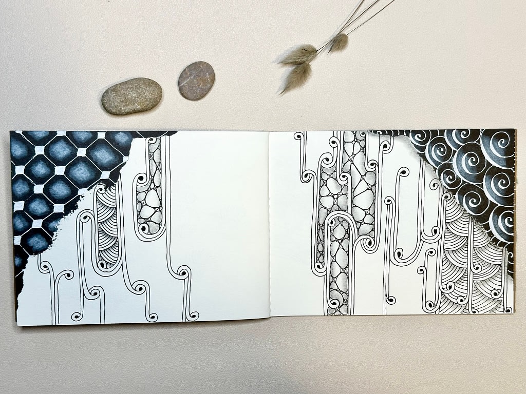 Zentangle No Mistakes technique drama