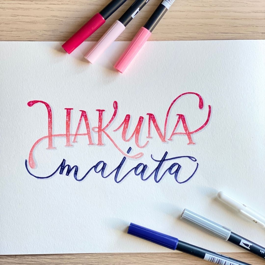 Lettre créatif Hakuna Matata