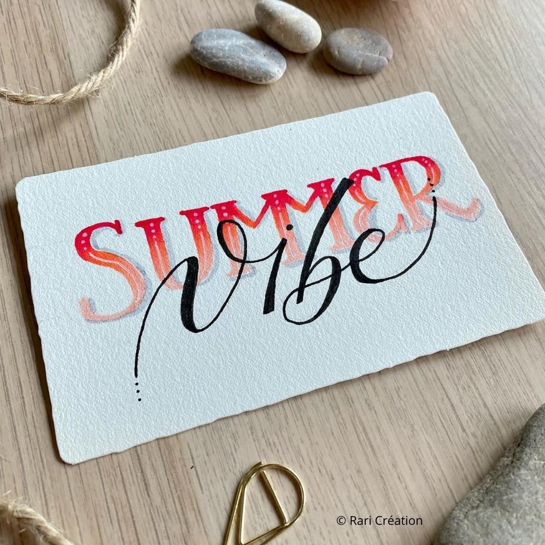 Lettering et Calligraphie