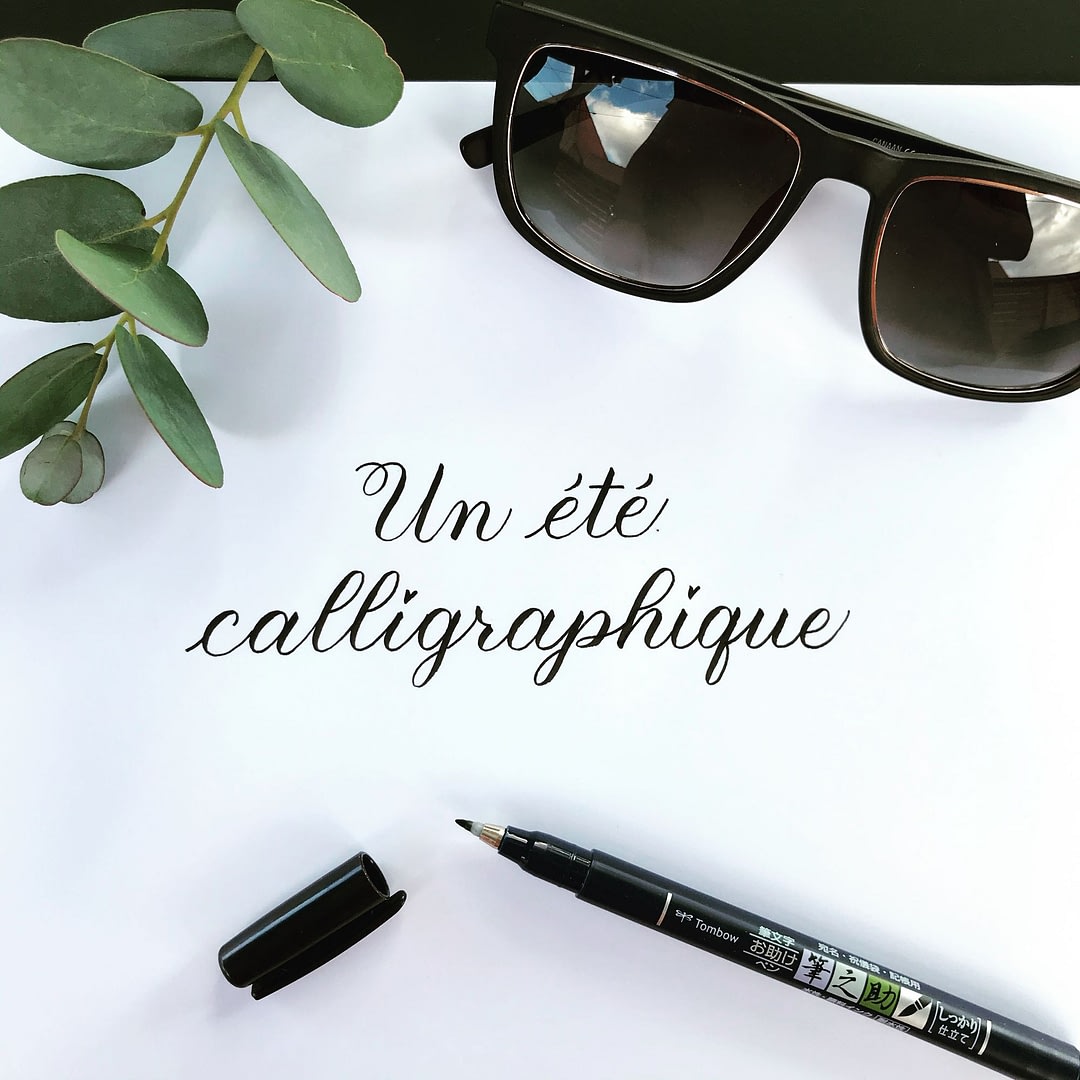 Rari Creation - calligraphie au tombow fusentosuke