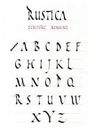 Ecriture Rustica