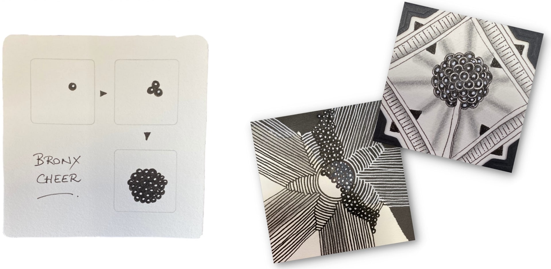 Zentangle Bronx Cheer No Mistakes