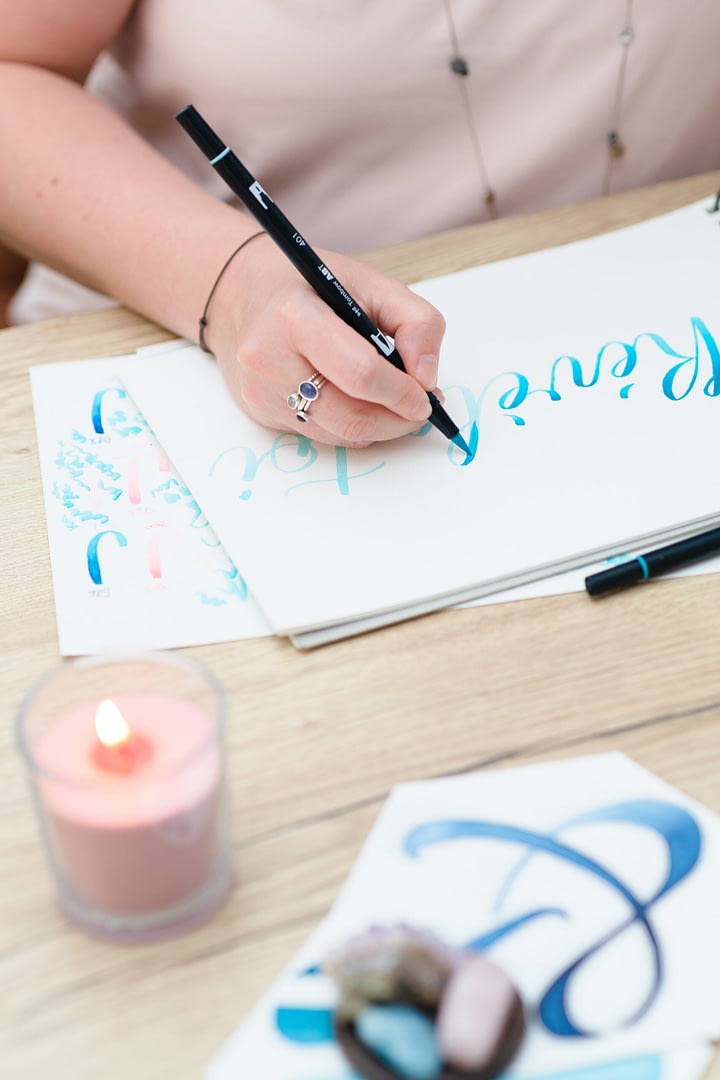 Rari Creation - loisir créatif avec du papier - la calligraphie