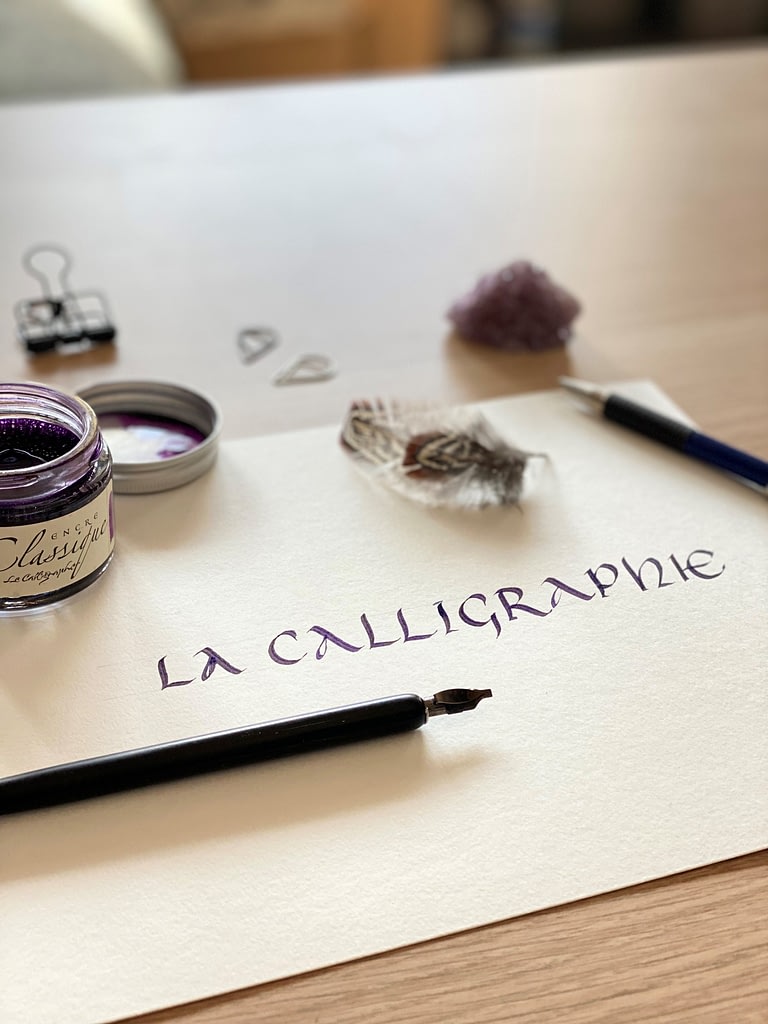 Calligraphie Onciale Plume Brause
