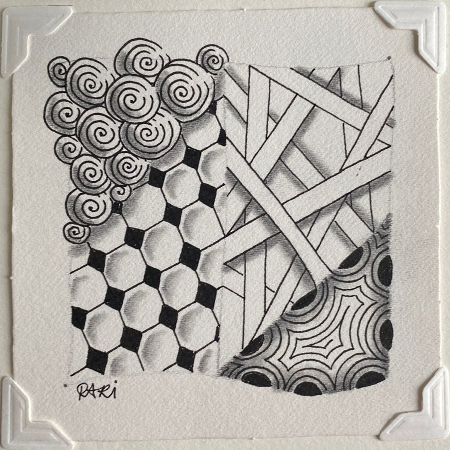 Rari Creation - le guide pour prendre le Zentangle facilement