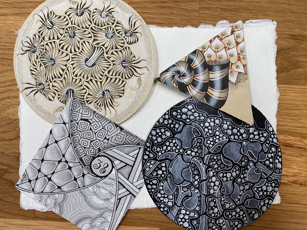 Tuile Zentangle