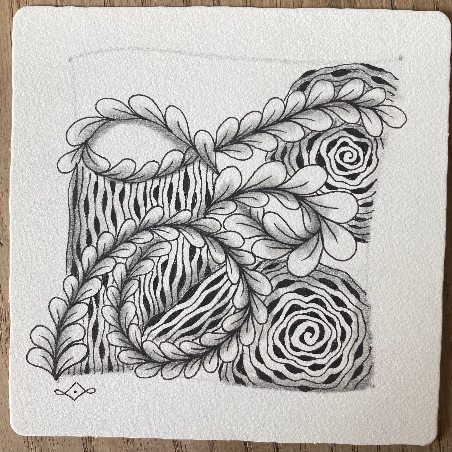 Rari Creation - comment faire du Zentangle