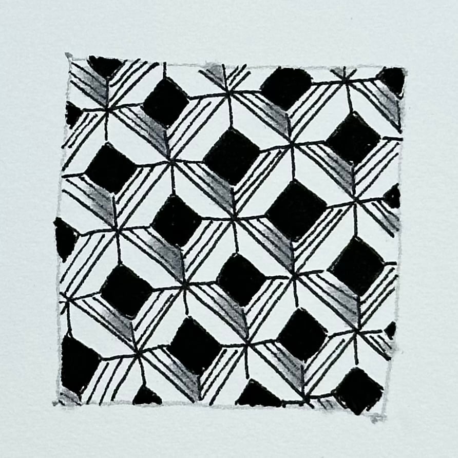 Motif Zentangle Dex